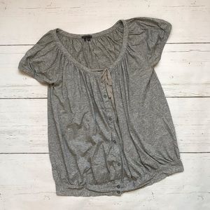 Theory Gray Short Sleeve Tee